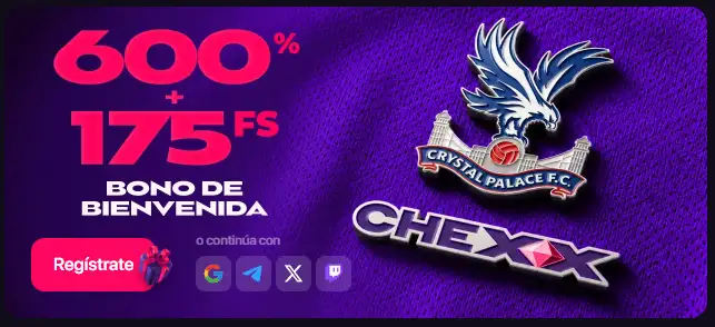 Términos del bono de bienvenida CHEXX